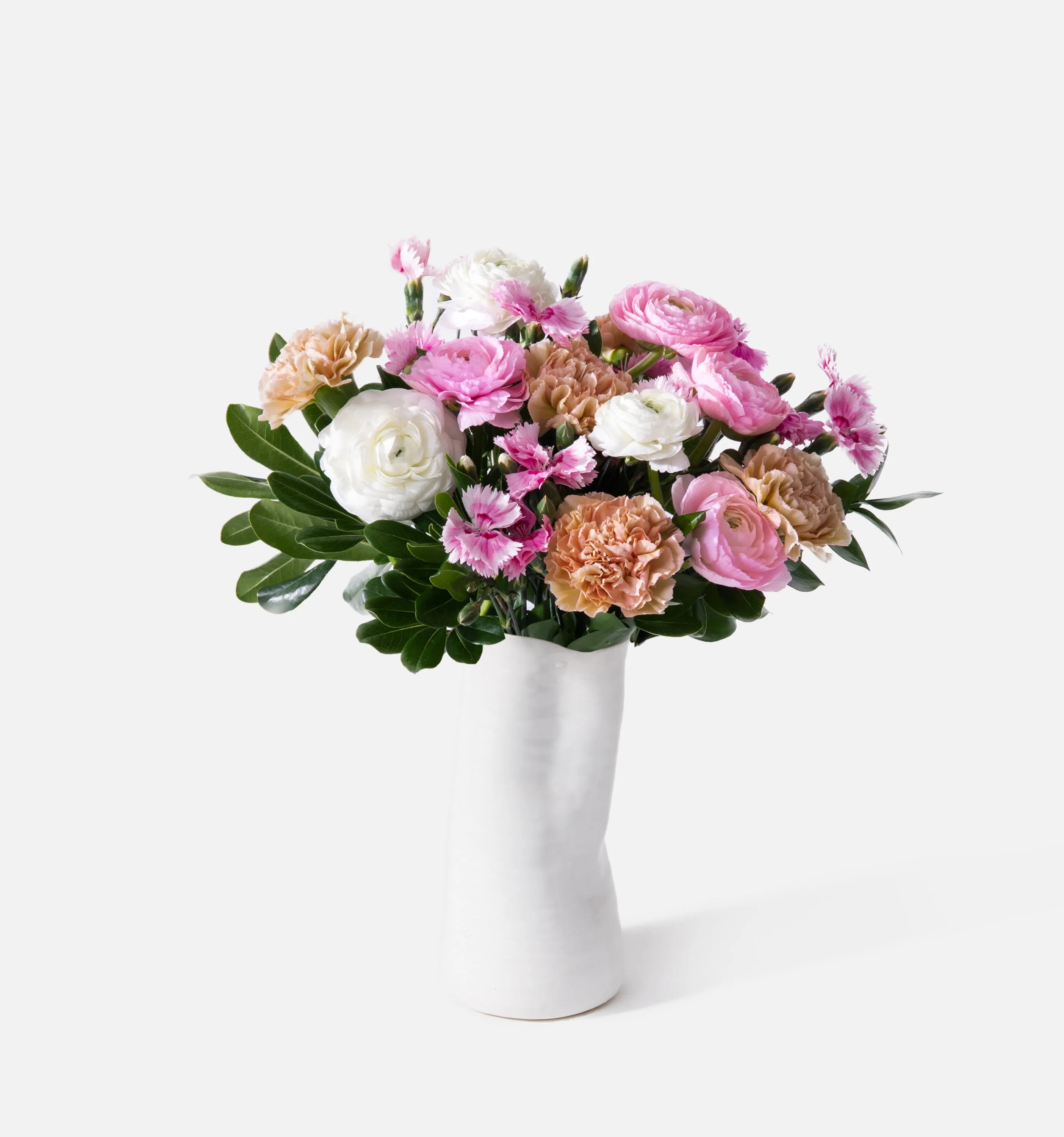 The Blush with White Tegan Vase