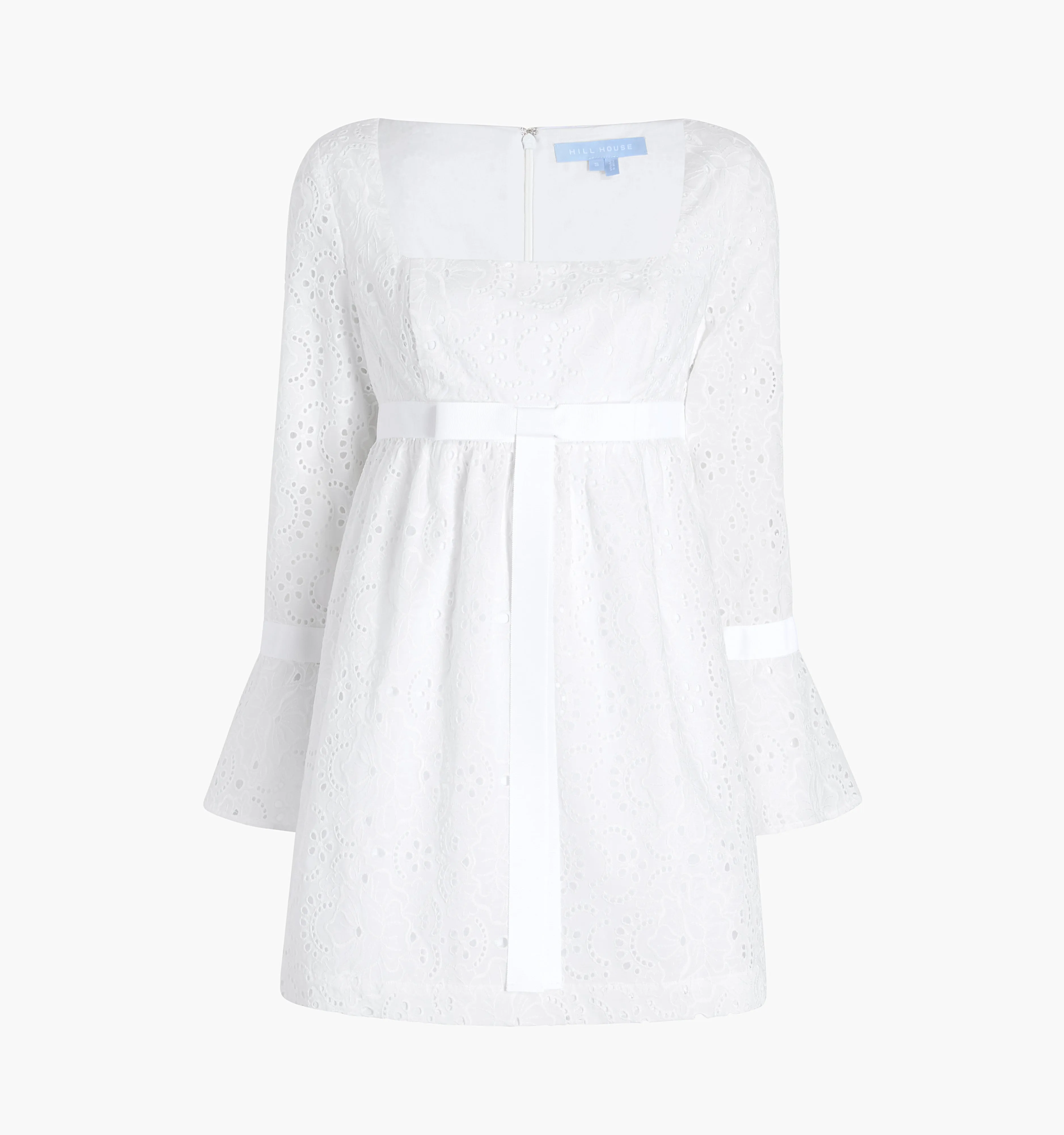 The Cosette Dress - White Broderie Anglaise