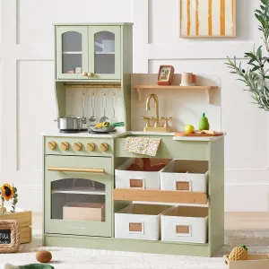 Tiny Land® Serenity Play Kitchen - Mint Green