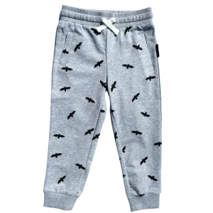 Trilogy Design Co - Bats Joggers in Heather Grey (6-12mo and 12-18mo)