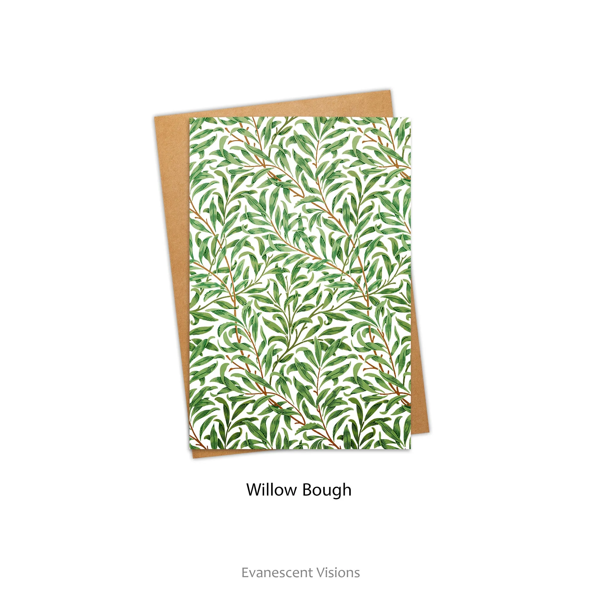 William Morris Patterns Art Card, Personalised or Blank