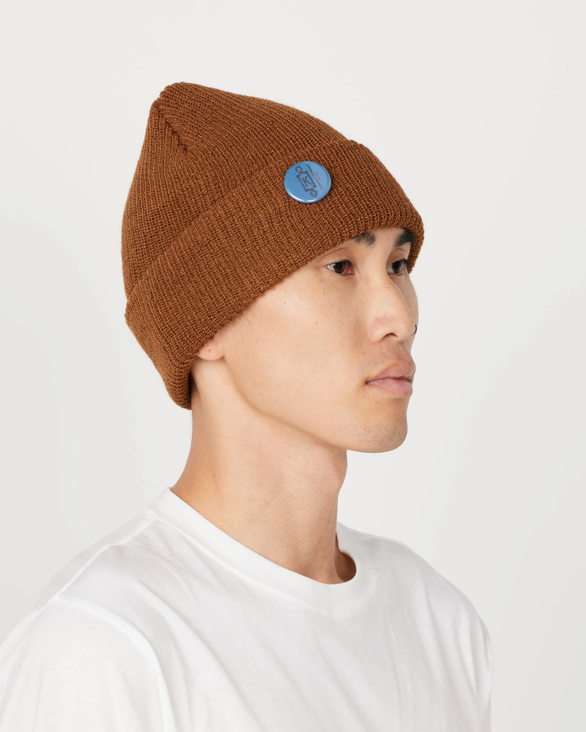 Wool Watch Cap in Copper