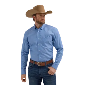 Wrangler Men's Cody Johnson Print Blue Shirt